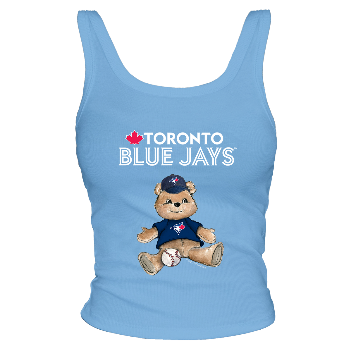 Toronto Blue Jays Teddy Ribbed Tank - Tiny Turnip