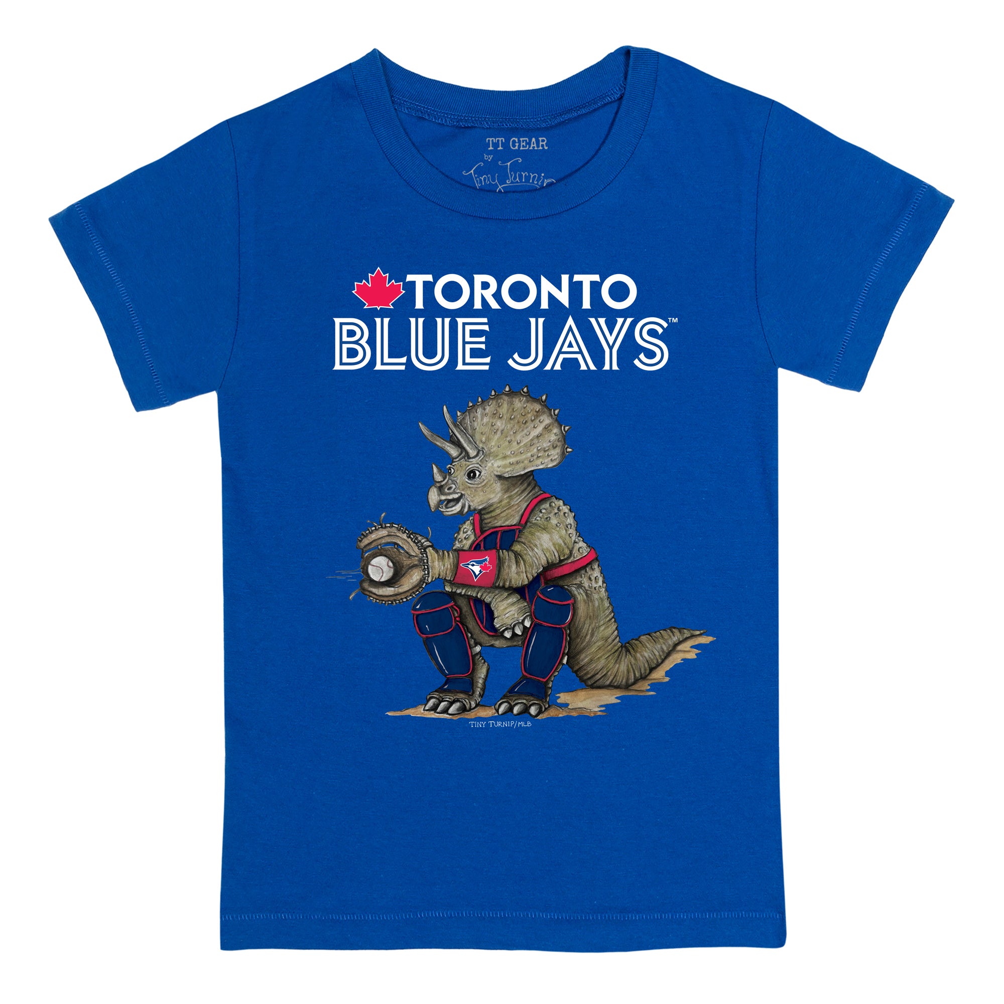 Toronto Blue Jays Triceratops Tee Shirt Tiny Turnip