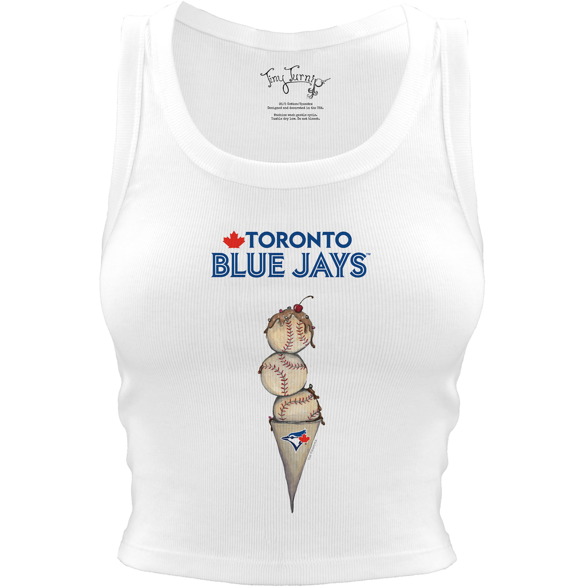 Toronto Blue Jays Triple Scoop Crop Tank