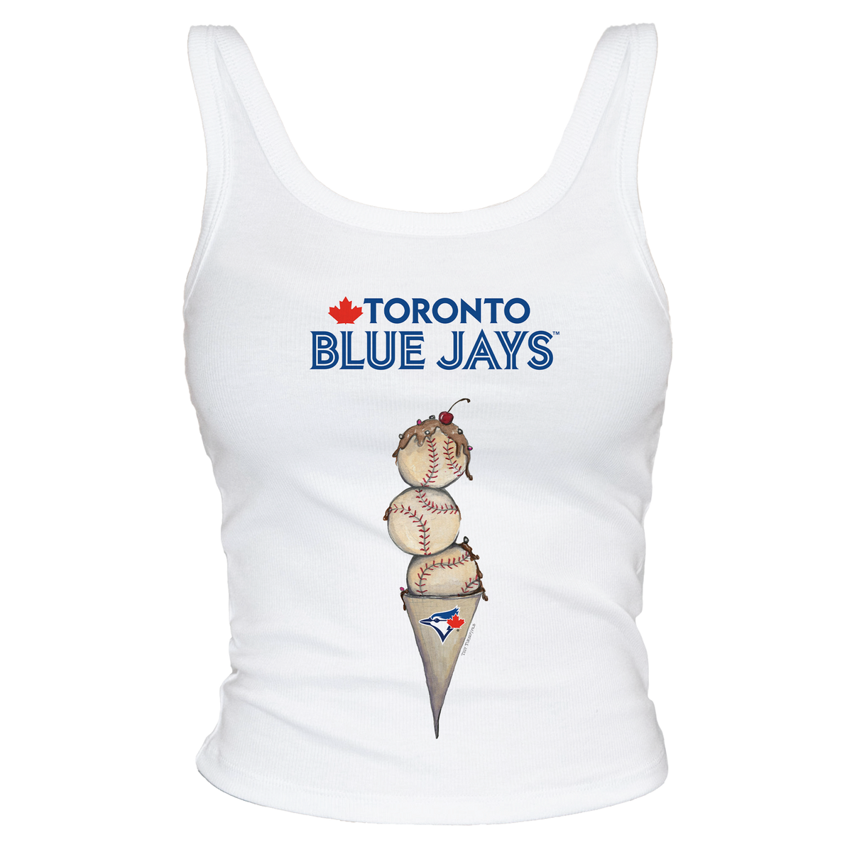 Toronto Blue Jays Triple Scoop Ribbed Tank