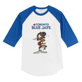 Toronto Blue Jays 2024 Year of the Dragon 3/4 Royal Blue Sleeve Raglan