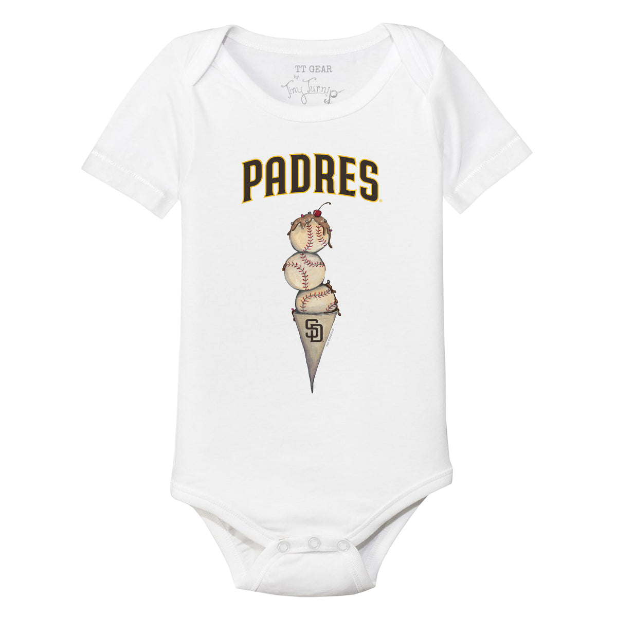 San Diego Padres Triple Scoop Short Sleeve Snapper