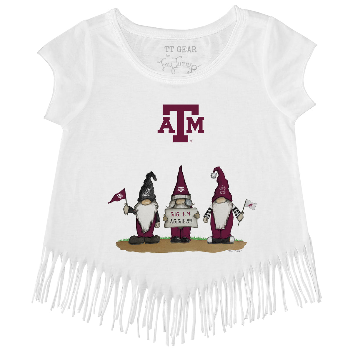 Texas A&M Aggies Gnomes Fringe Tee
