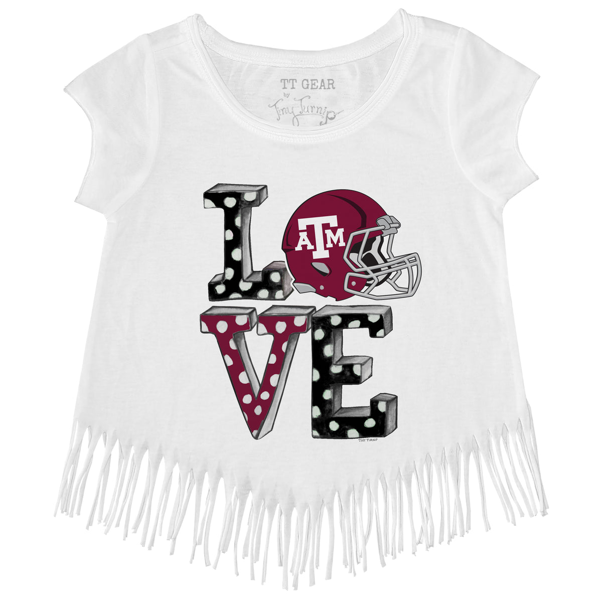 Texas A&M Aggies Love Fringe Tee