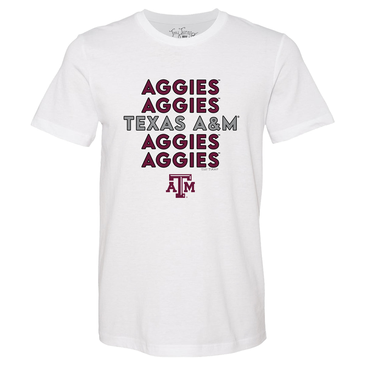 Texas A&M Aggies Stacked Tee Shirt