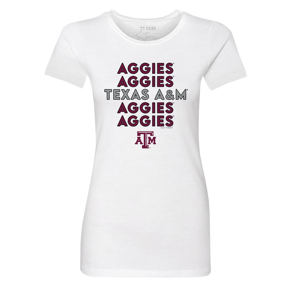 Texas A&M Aggies Stacked Tee Shirt