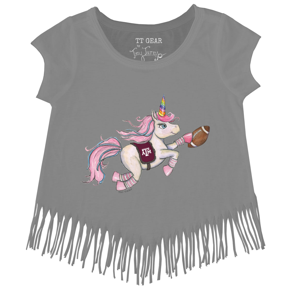 Texas A&M Aggies Unicorn Fringe Tee