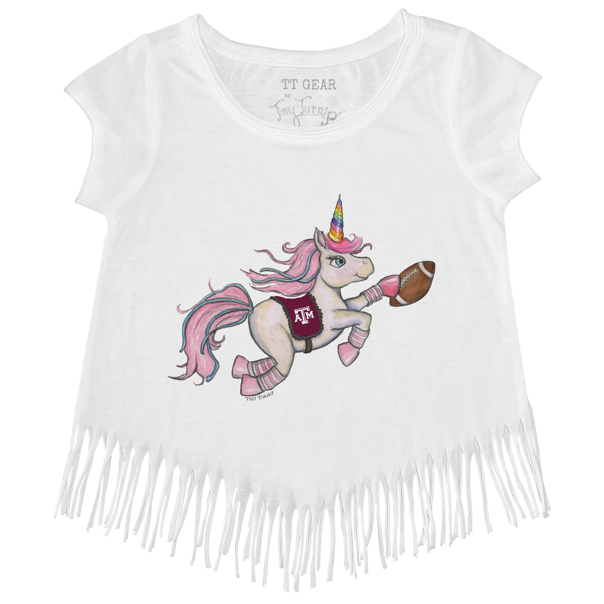 Texas A&M Aggies Unicorn Fringe Tee