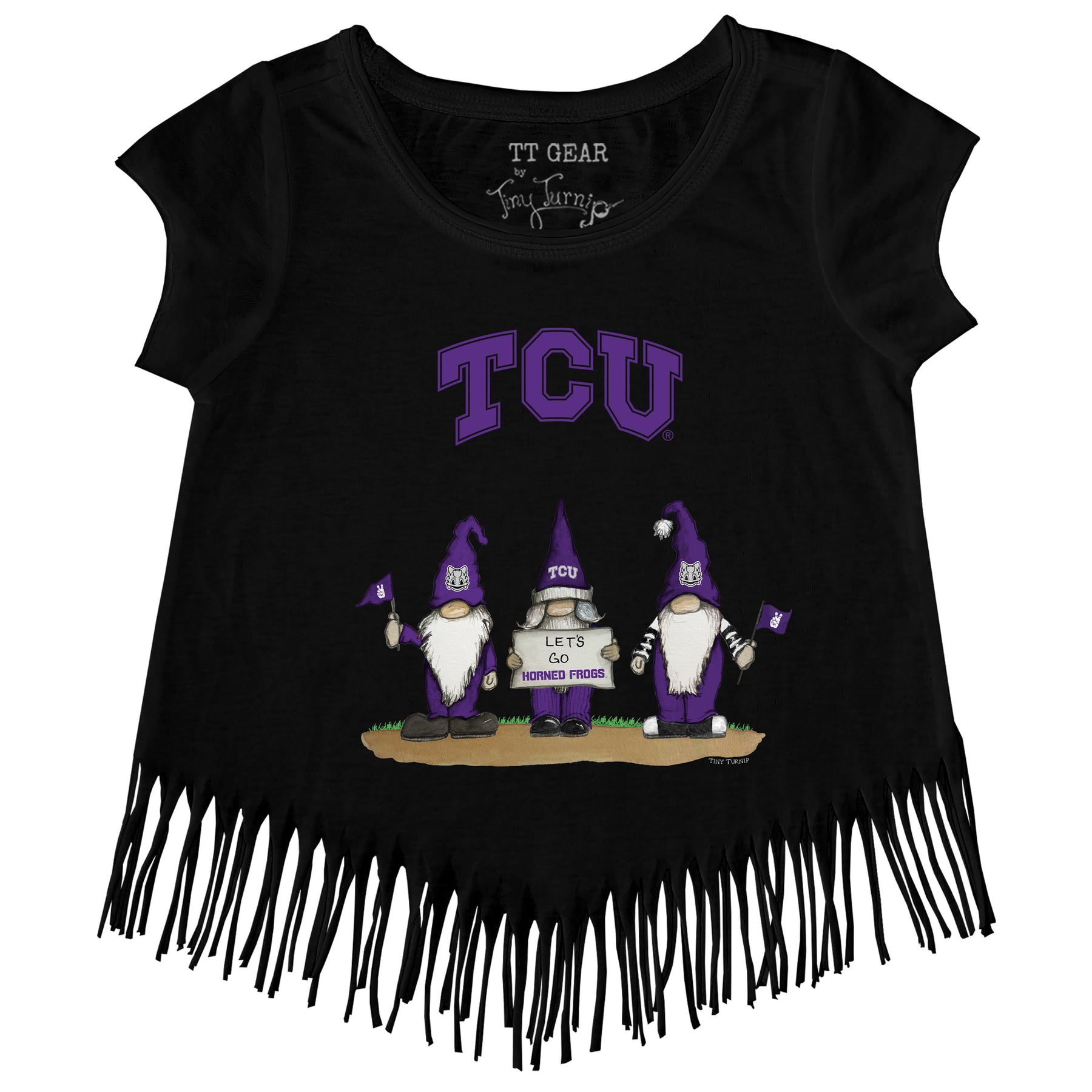 TCU Horned Frogs Gnomes Fringe Tee