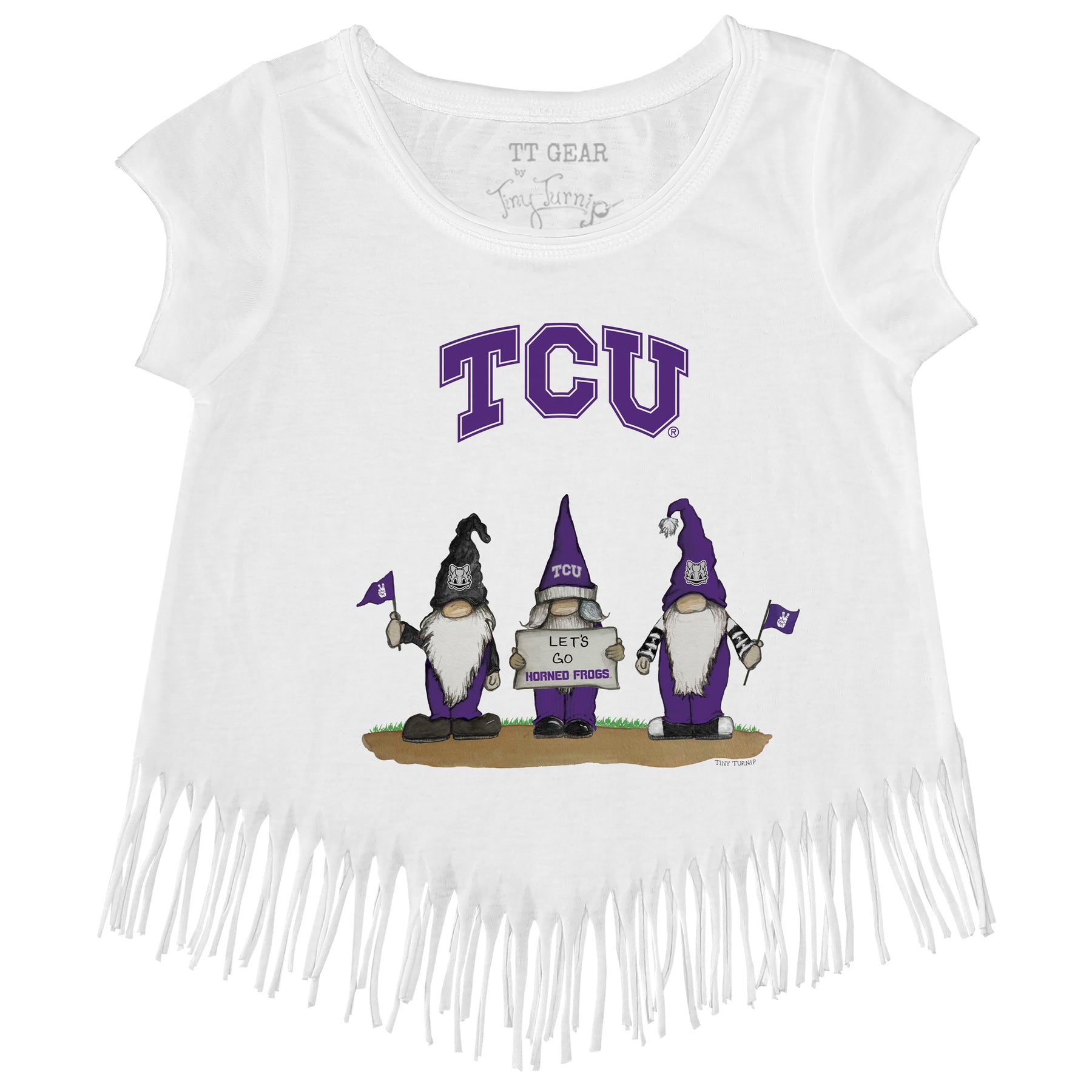 TCU Horned Frogs Gnomes Fringe Tee