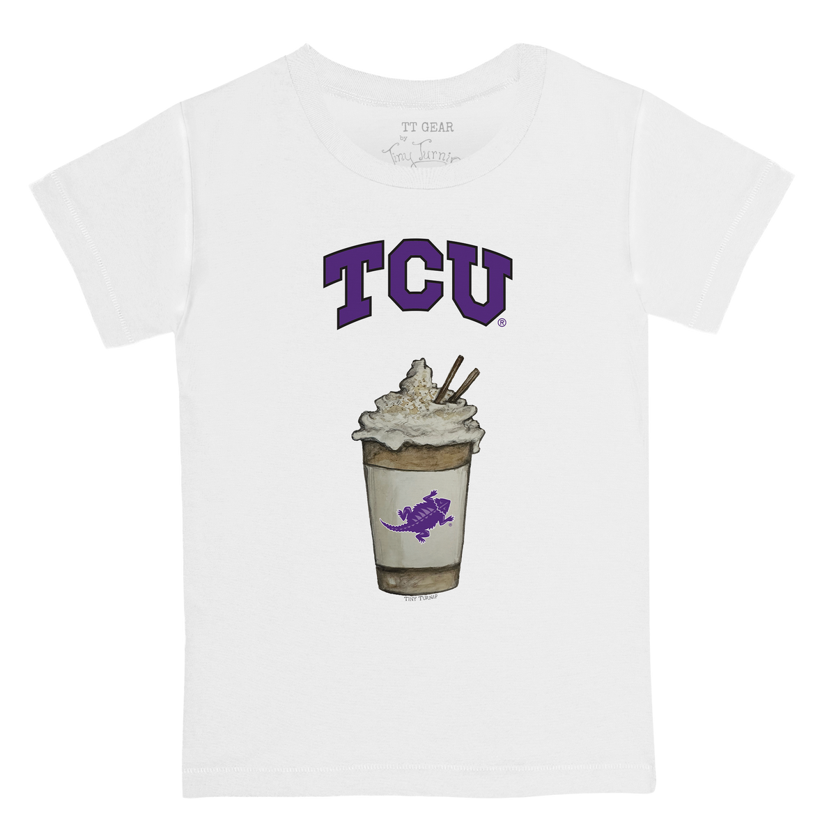 TCU Horned Frogs Latte Kid's Tee Shirt