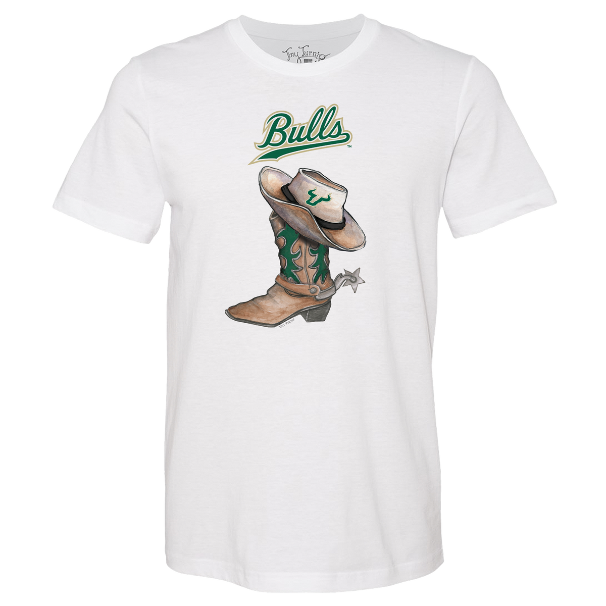 South Florida Bulls Cowboy Boot Unisex Tee Shirt