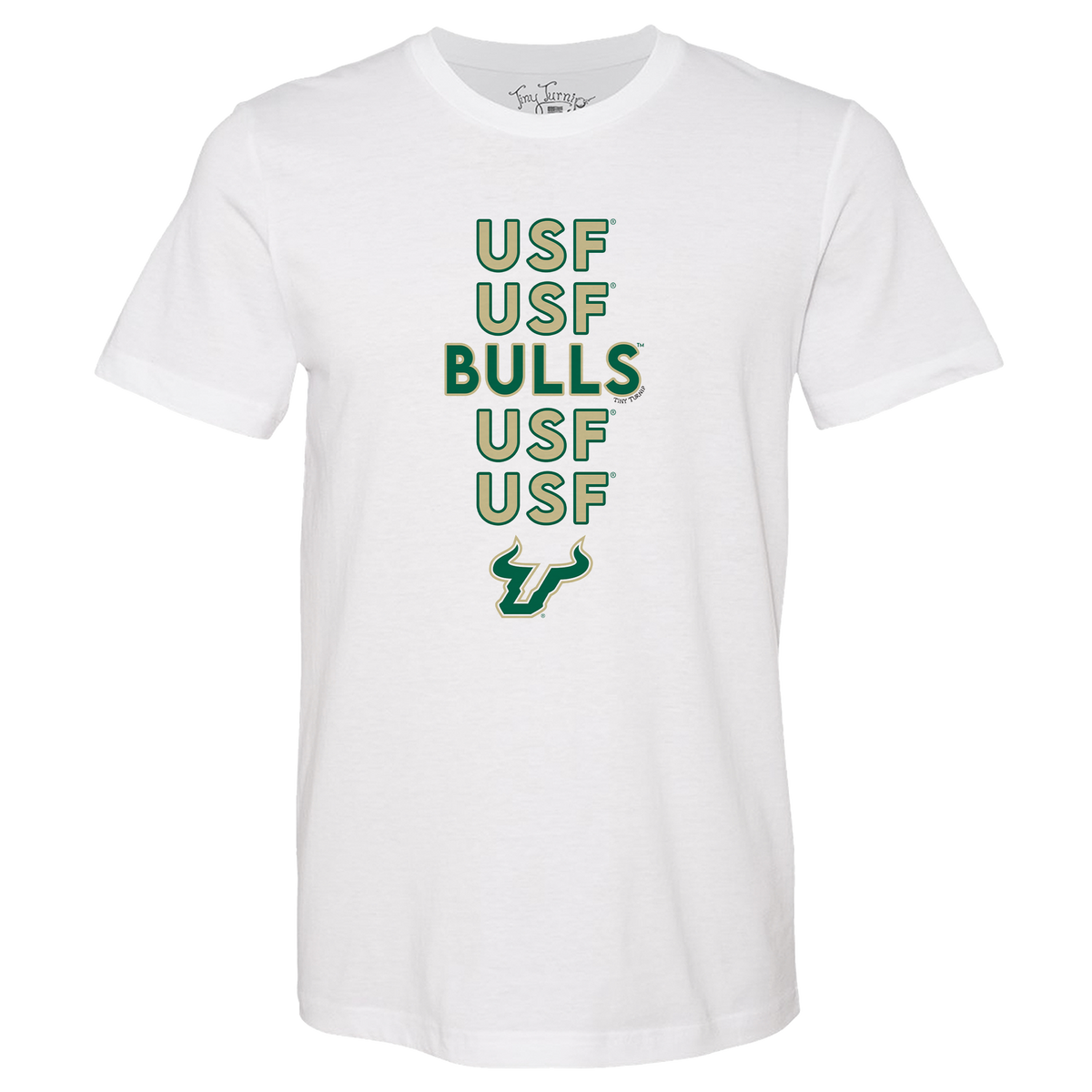 South Florida Bulls Stacked Unisex Tee Shirt