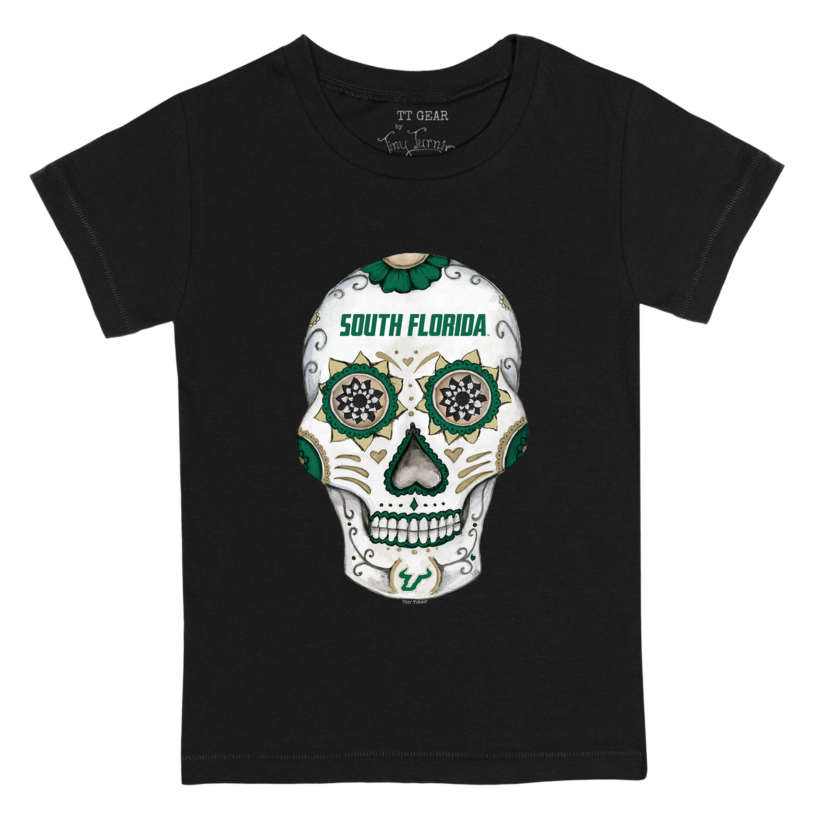 South Florida Bulls Sugar Skull Kid's Tee Shirt