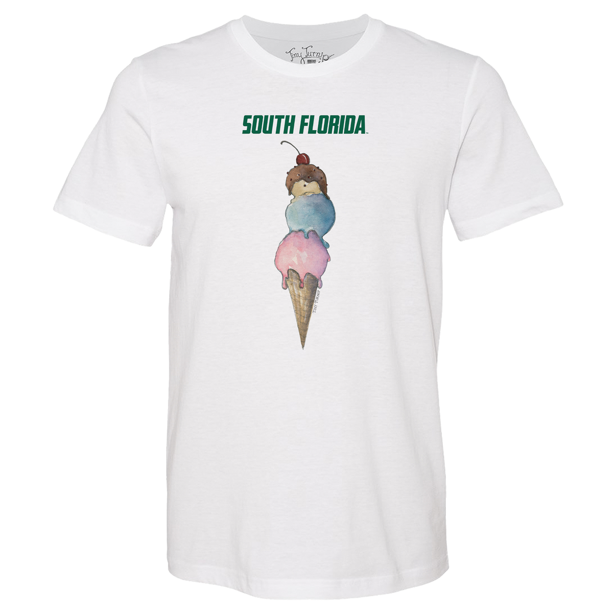 South Florida Bulls Triple Scoop Unisex Tee Shirt
