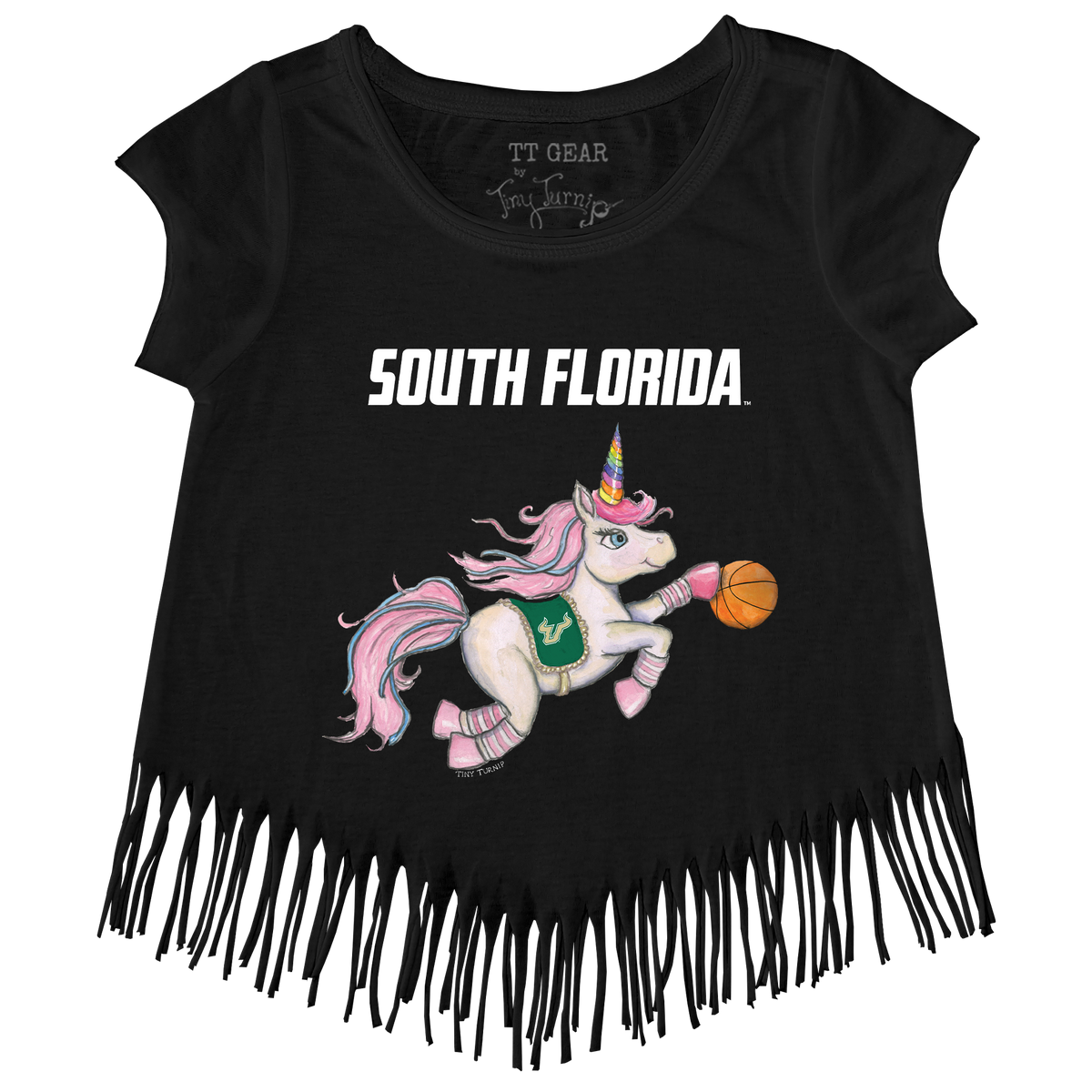 South Florida Bulls Unicorn Fringe Tee