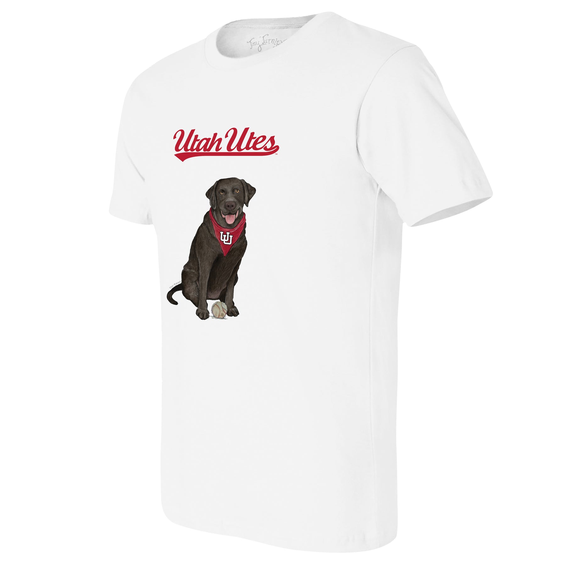 Utah Utes Black Labrador Retriever Tee Shirt