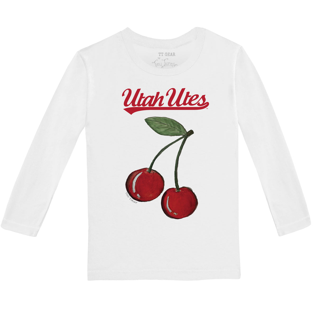 Utah Utes Cherry Long-Sleeve Tee Shirt