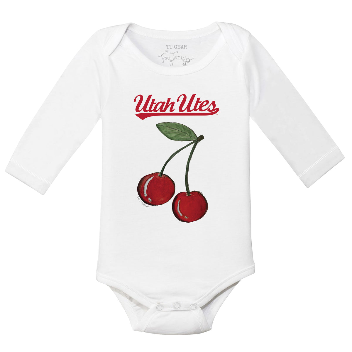 Utah Utes Cherry Long Sleeve Snapper