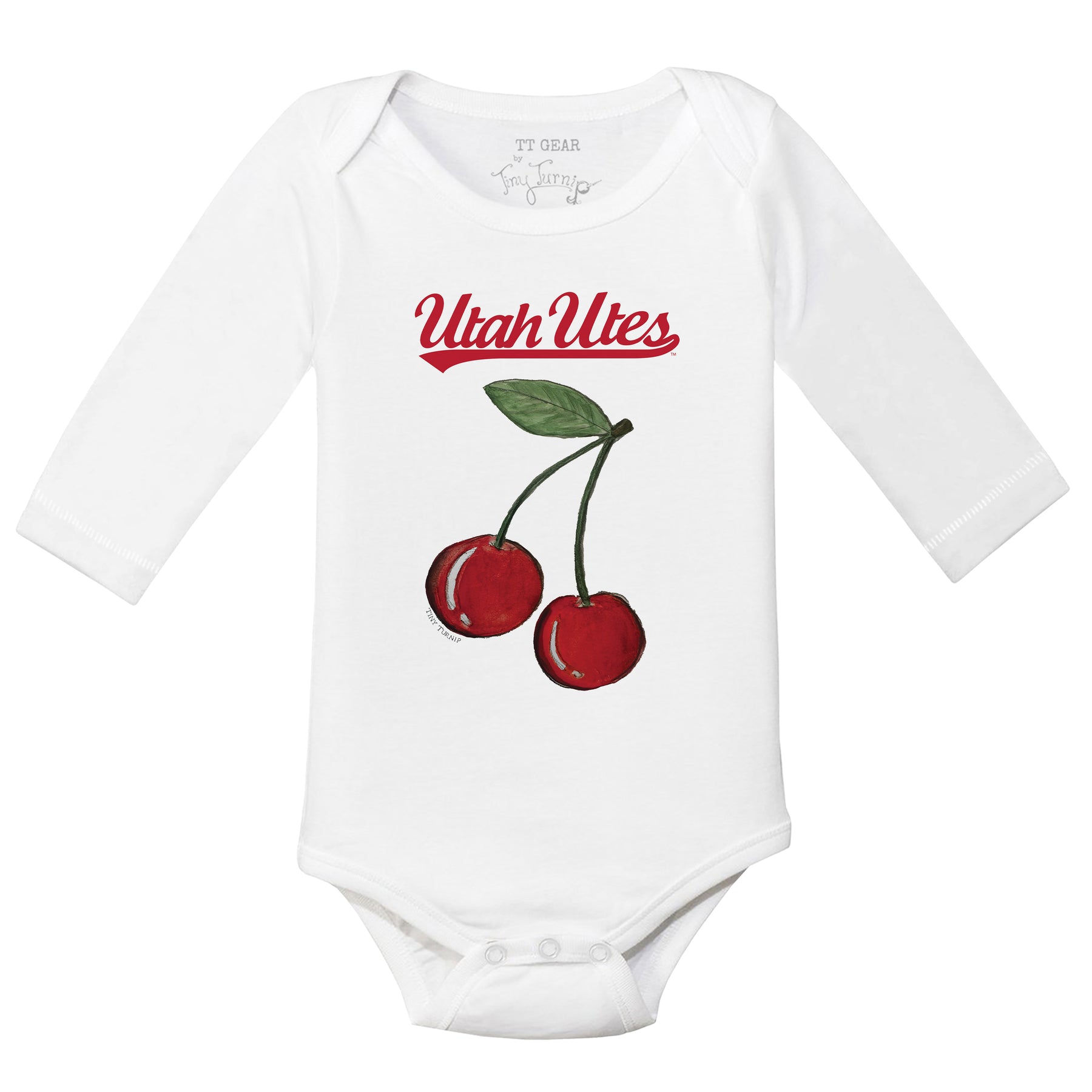 Utah Utes Cherry Long Sleeve Snapper
