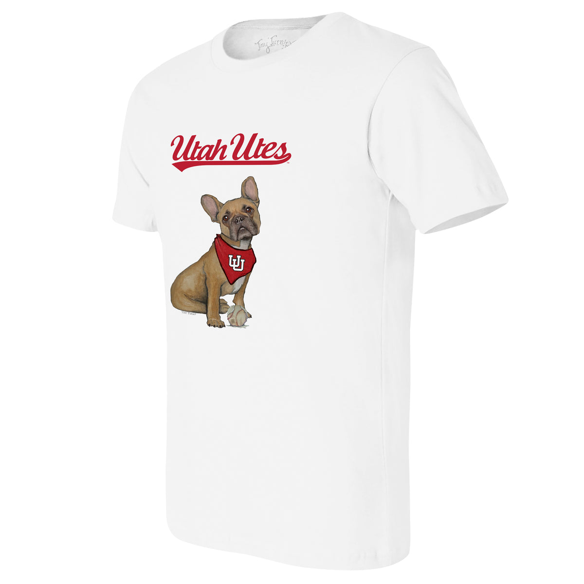 Utah Utes French Bulldog Tee Shirt