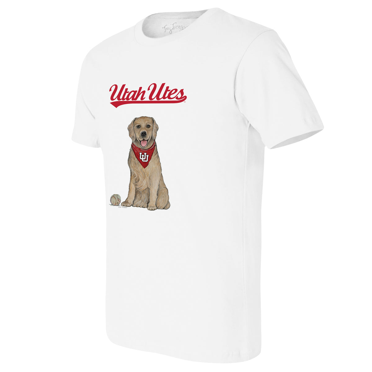 Utah Utes Golden Retriever Tee Shirt