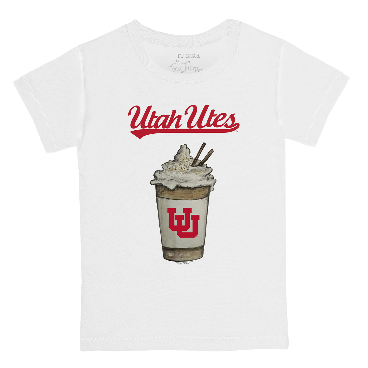 Utah Utes Latte Kid's Tee Shirt