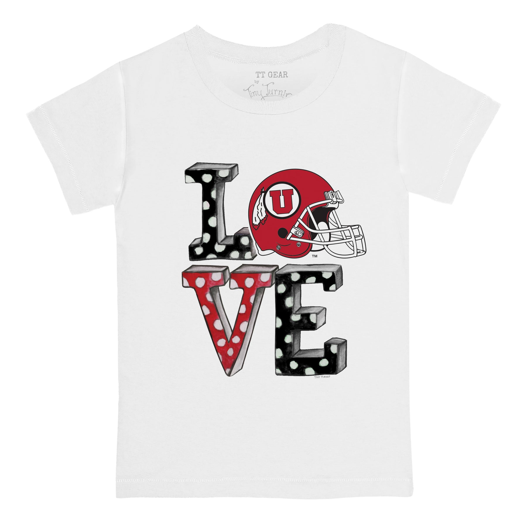 Utah Utes Love Tee Shirt