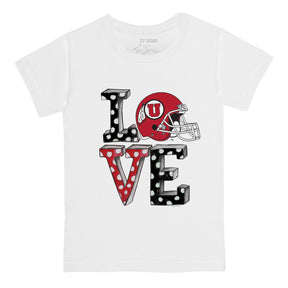 Utah Utes Love Tee Shirt