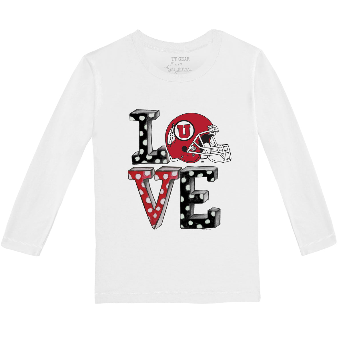 Utah Utes Love Long-Sleeve Tee Shirt
