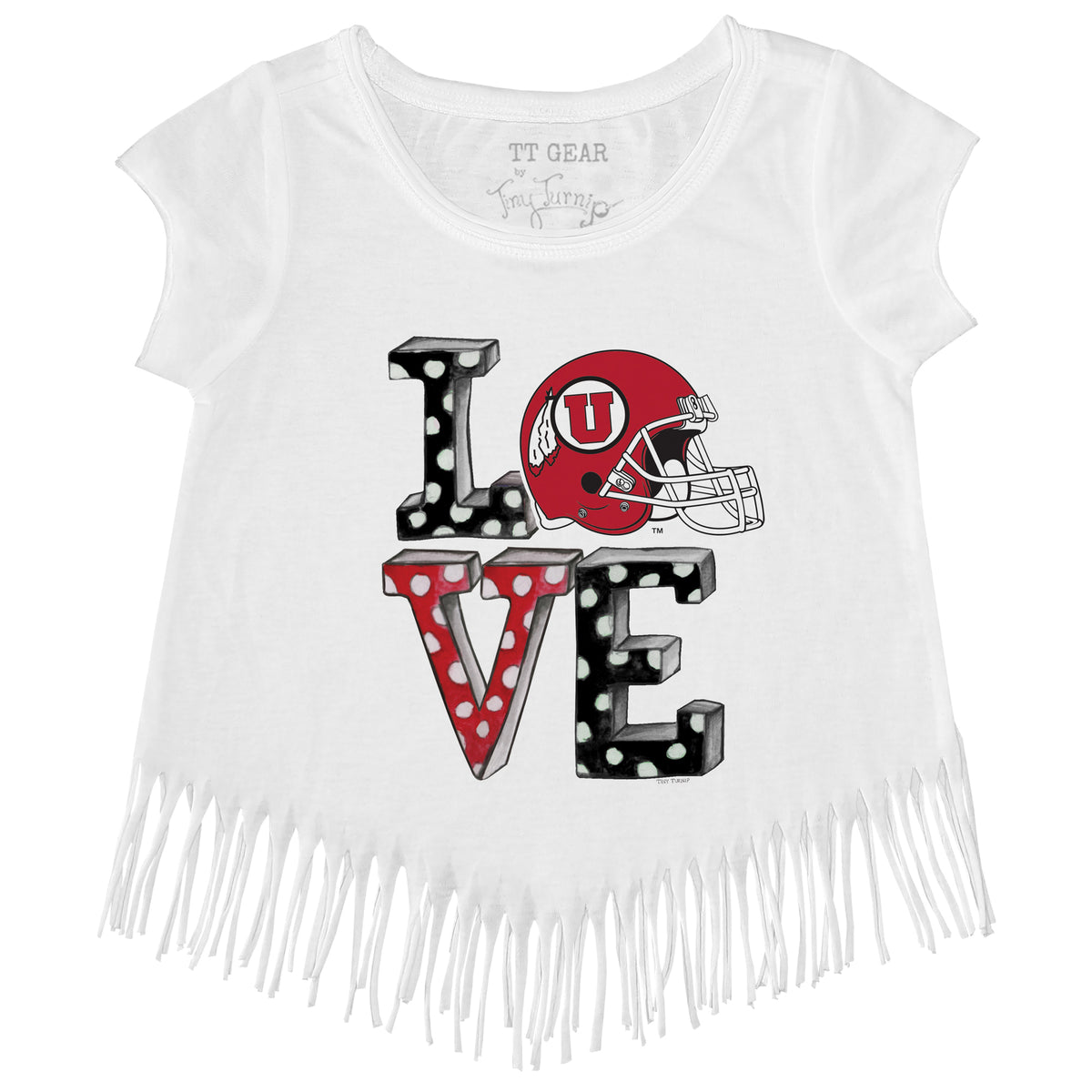 Utah Utes Love Fringe Tee