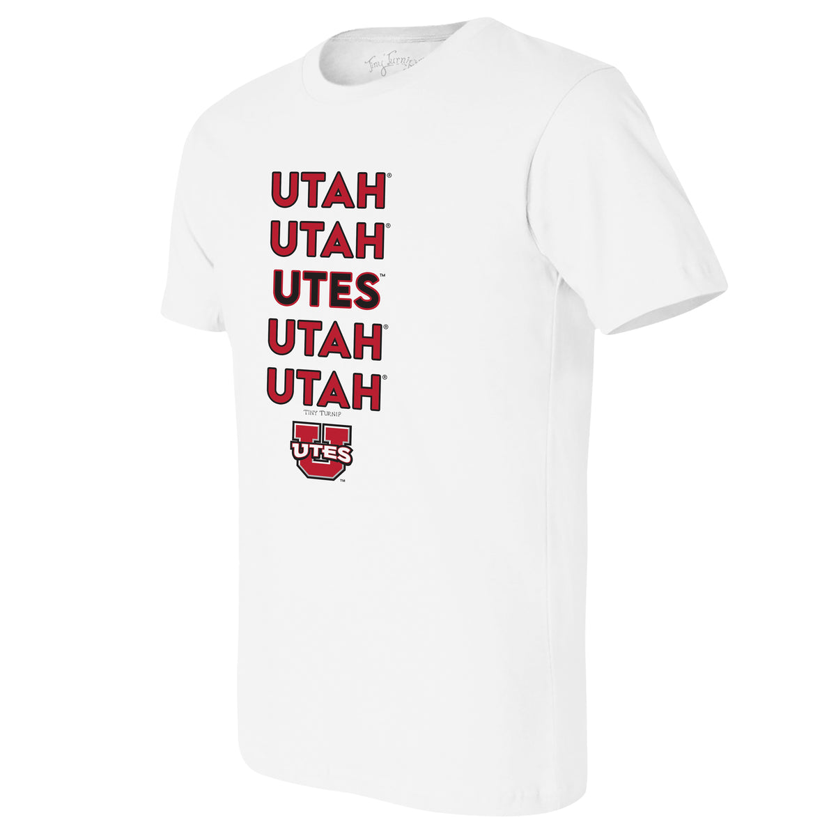 Utah Utes Stacked Tee Shirt