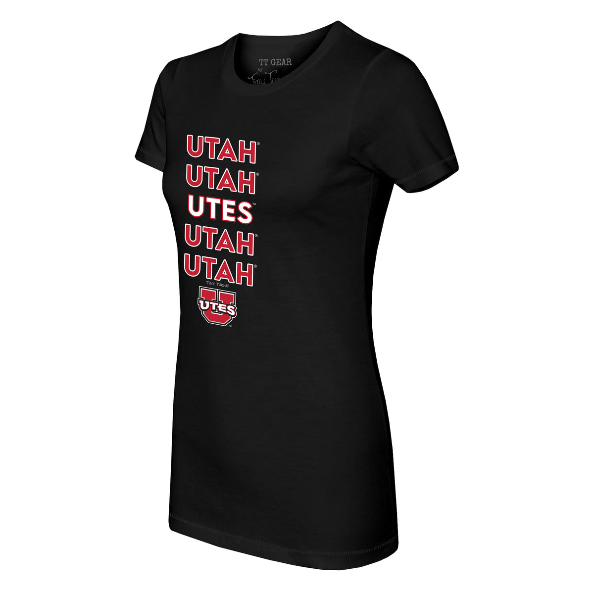 Utah Utes Stacked Tee Shirt