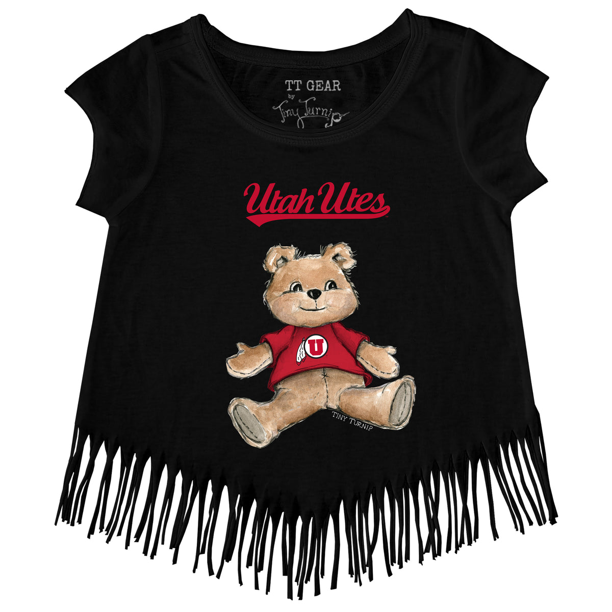 Utah Utes Teddy Fringe Tee