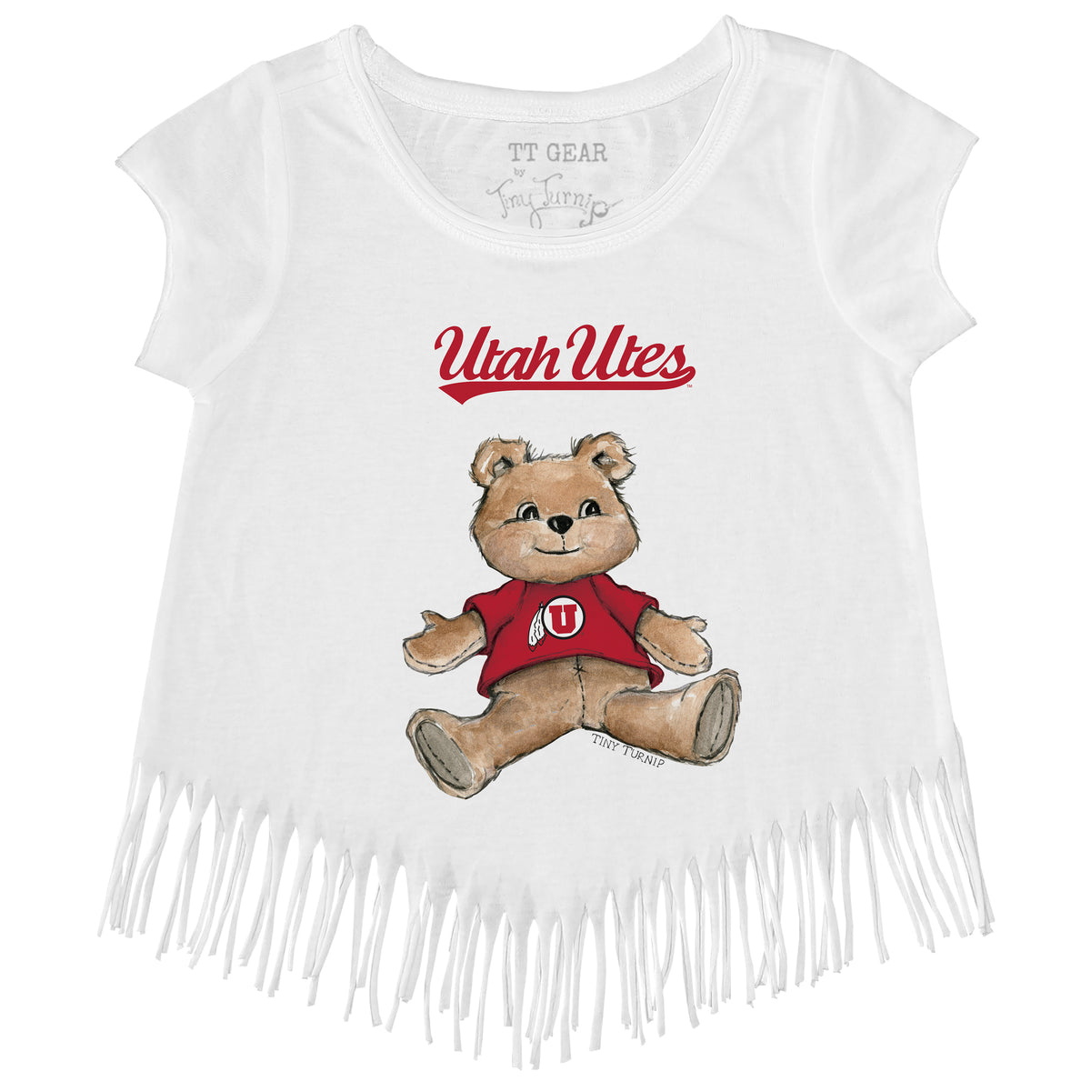 Utah Utes Teddy Fringe Tee