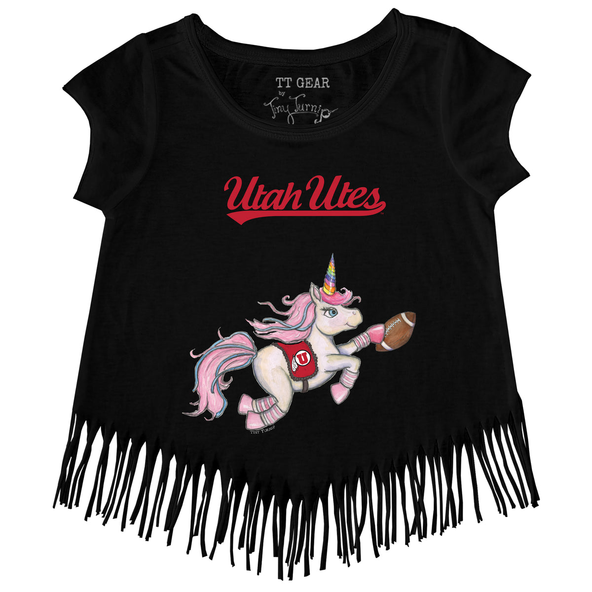 Utah Utes Unicorn Fringe Tee