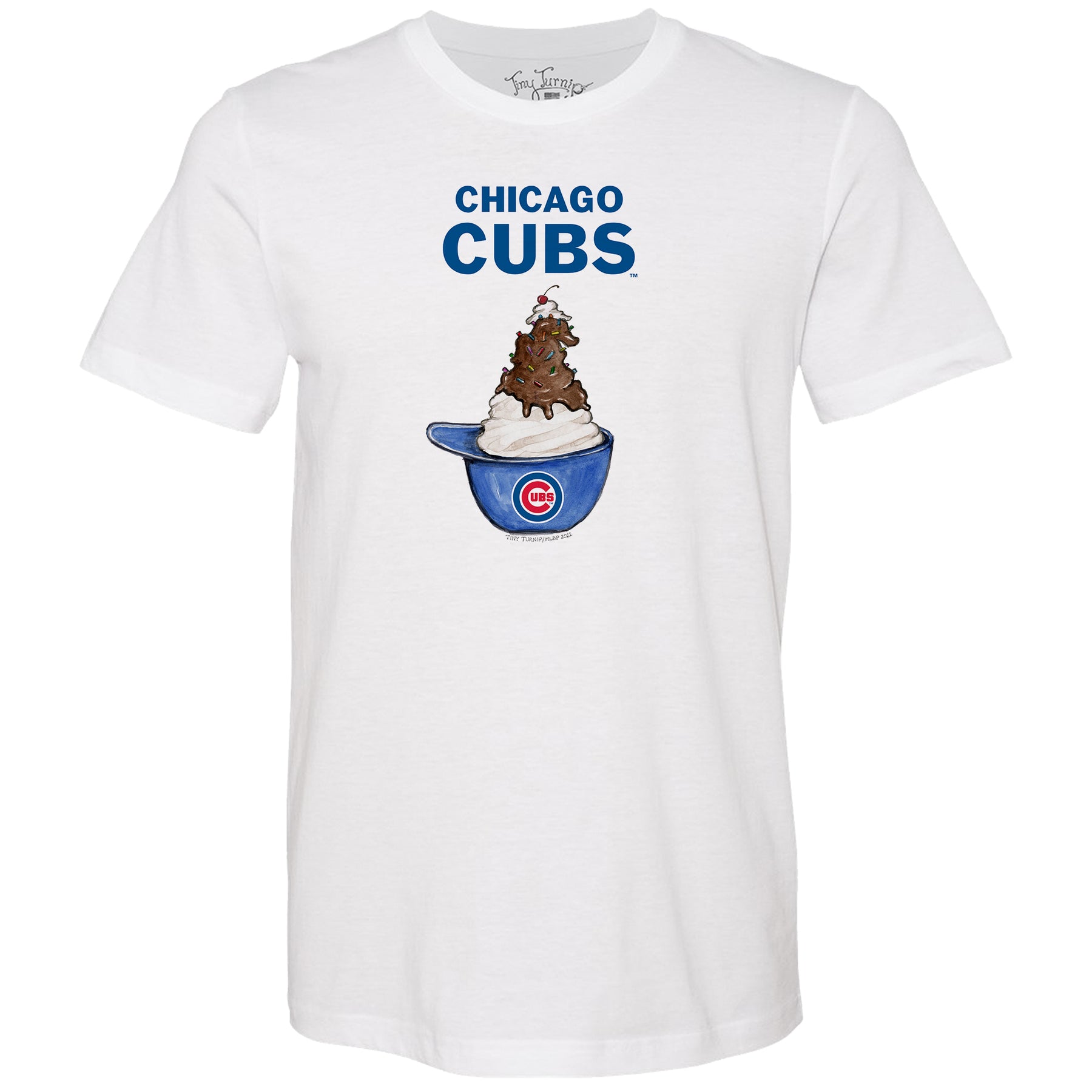 Chicago Cubs Sundae Helmet Unisex Tee Shirt