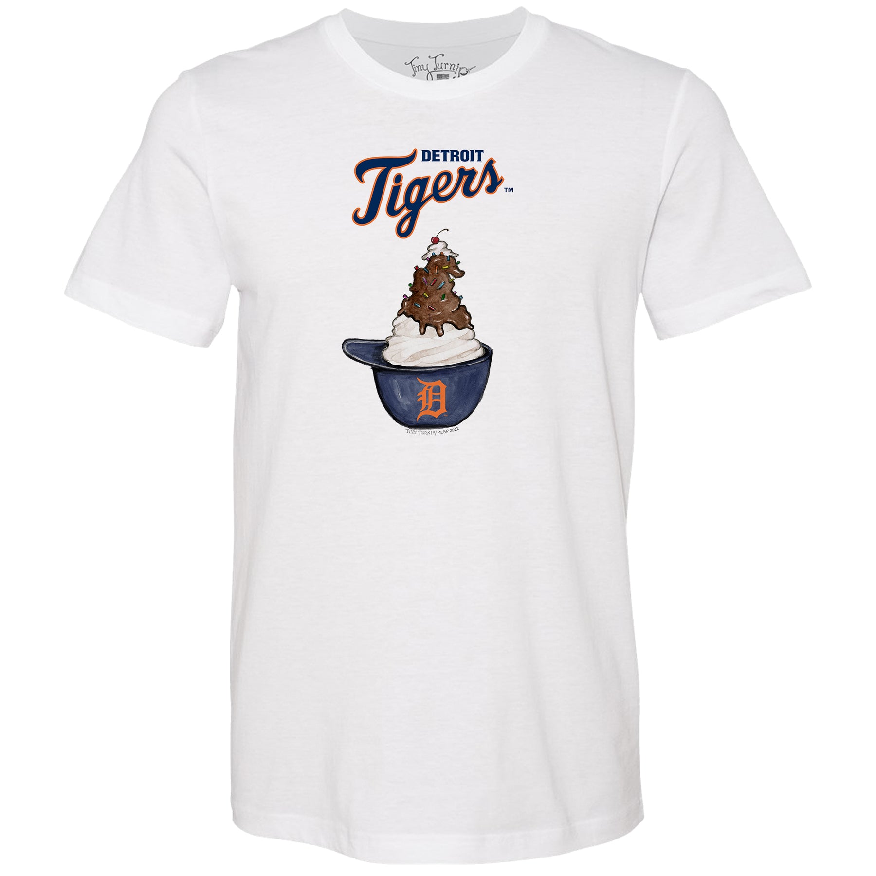 Detroit Tigers Sundae Helmet Unisex Tee Shirt