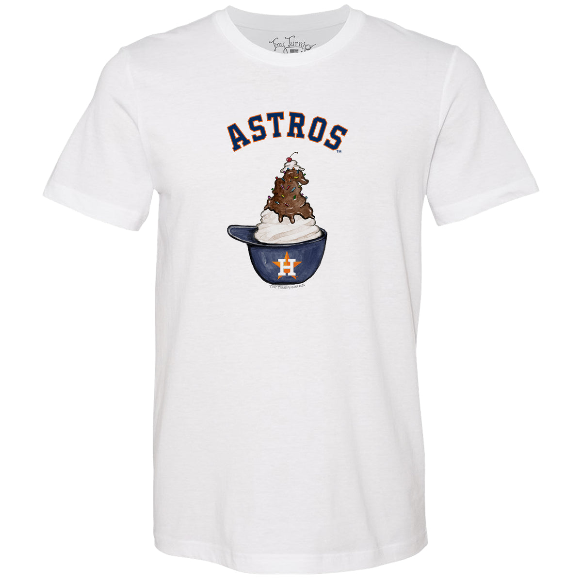 Houston Astros Sundae Helmet Unisex Tee Shirt