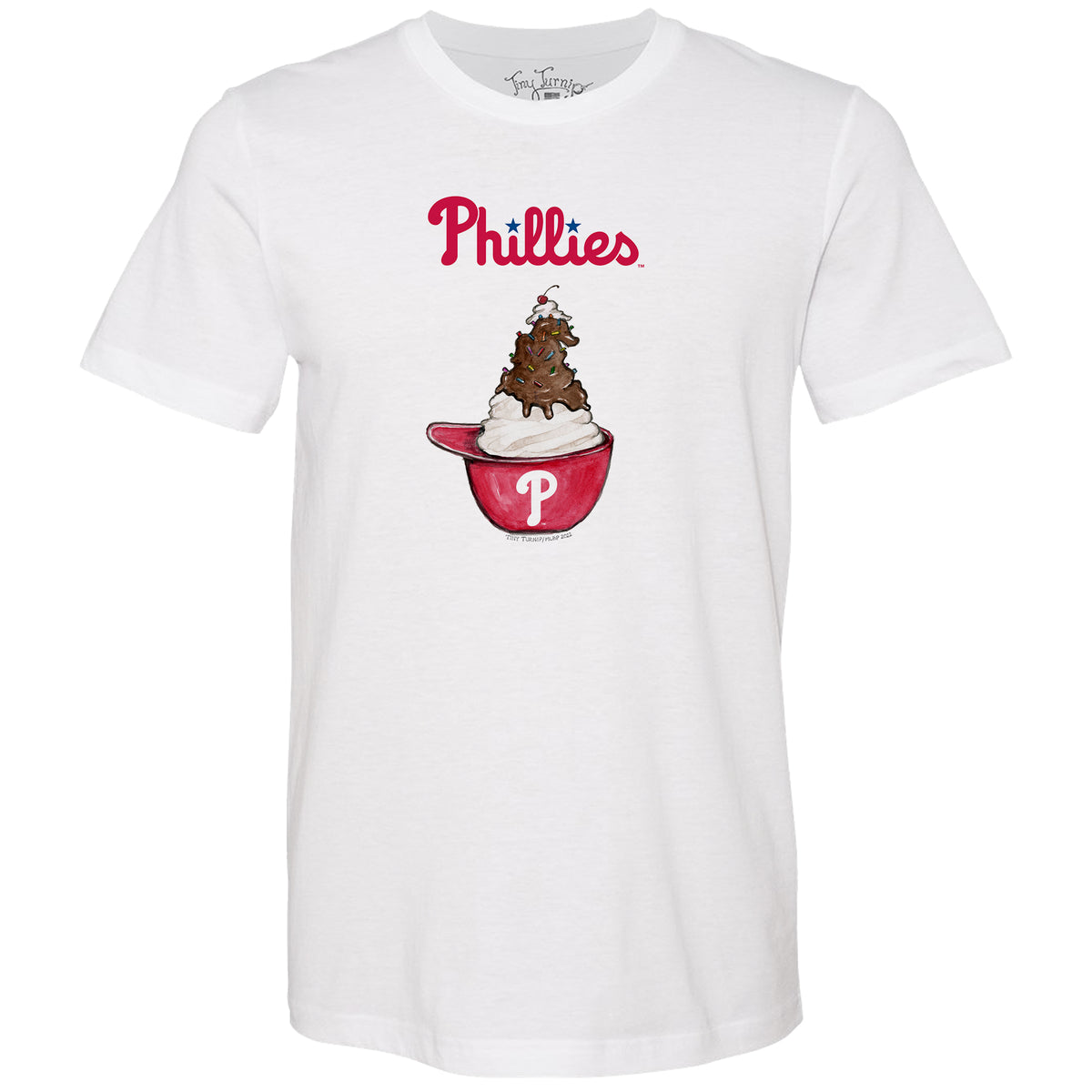Philadelphia Phillies Sundae Helmet Unisex Tee Shirt