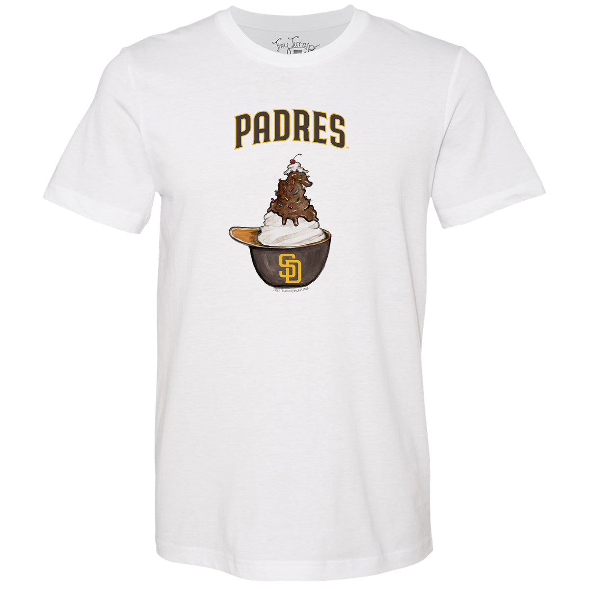 San Diego Padres Sundae Helmet Unisex Tee Shirt