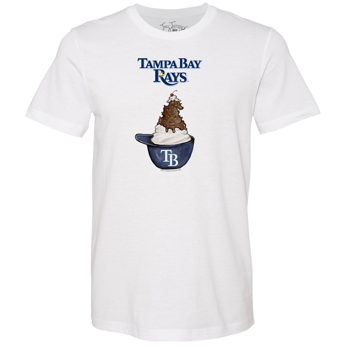 Tampa Bay Rays Sundae Helmet Unisex Tee Shirt