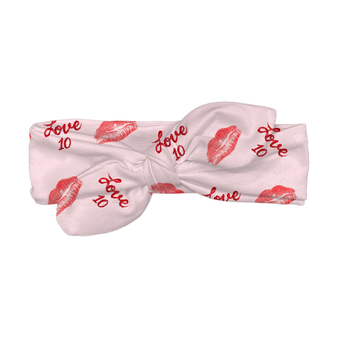 VIP Football: Lipstick w/ Name, Number - Headband
