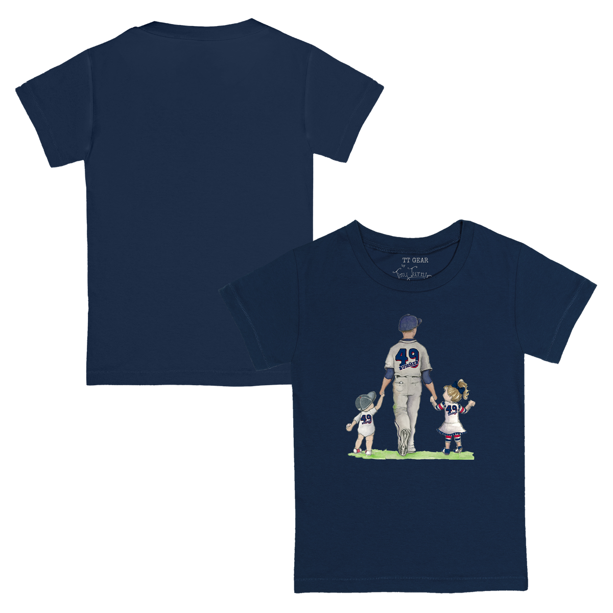 VIP MLB Walking Dad - Kid's Tee Shirt - Tiny Turnip
