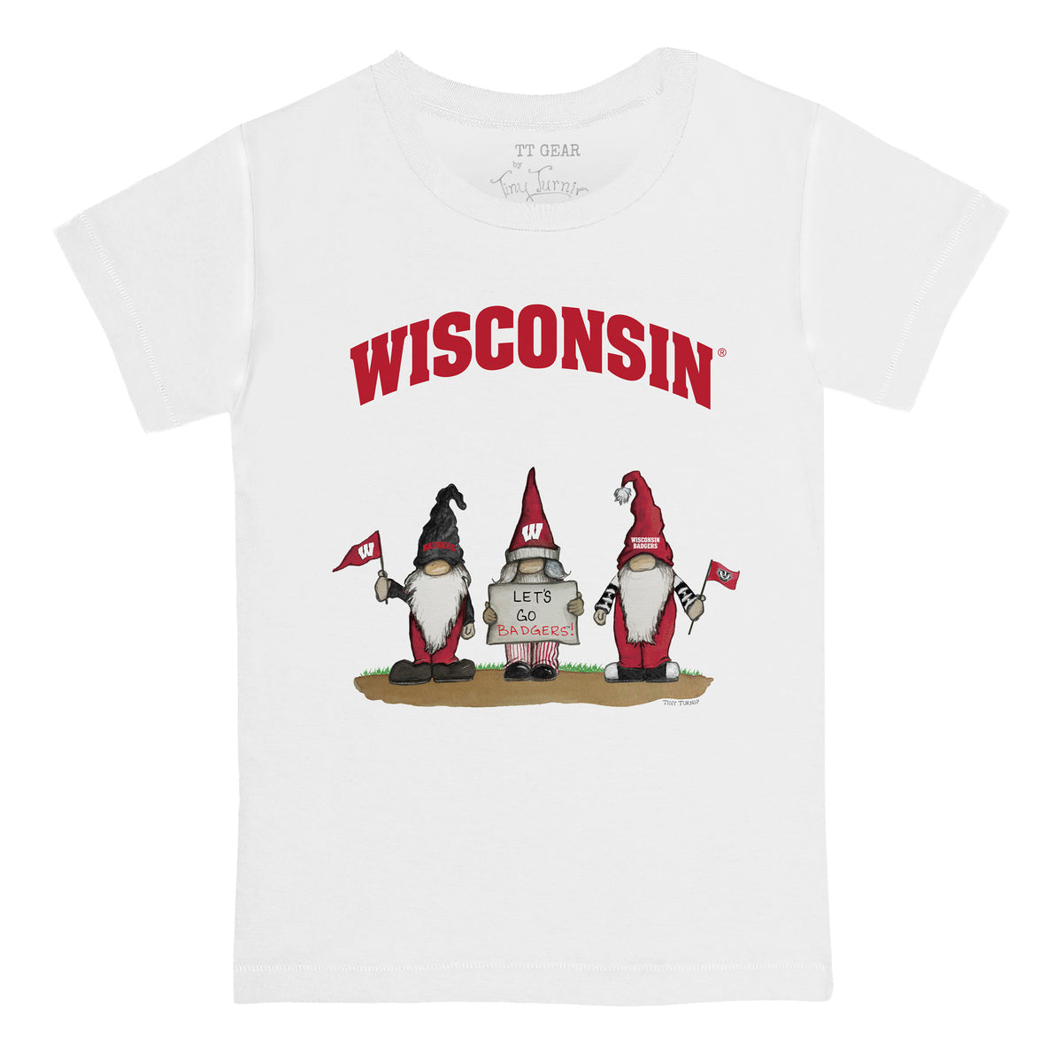 Wisconsin Badgers Gnomes Tee Shirt