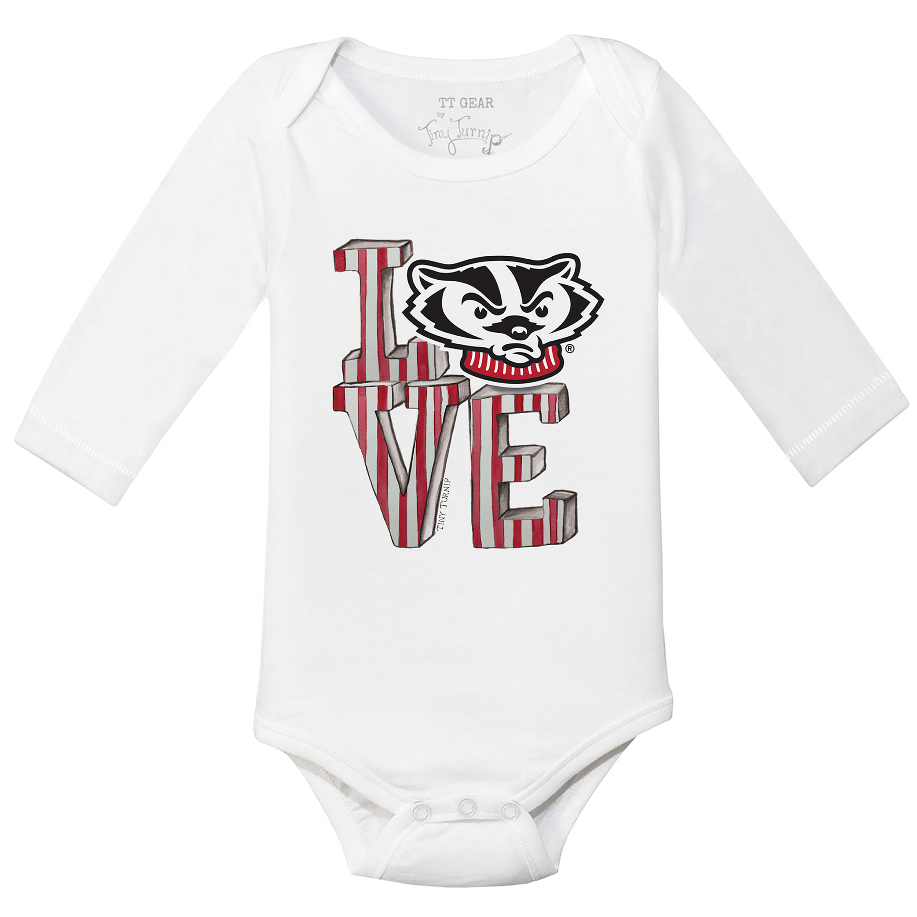 Wisconsin Badgers Love Long-Sleeve Snapper