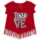 Wisconsin Badgers Love Fringe Tee