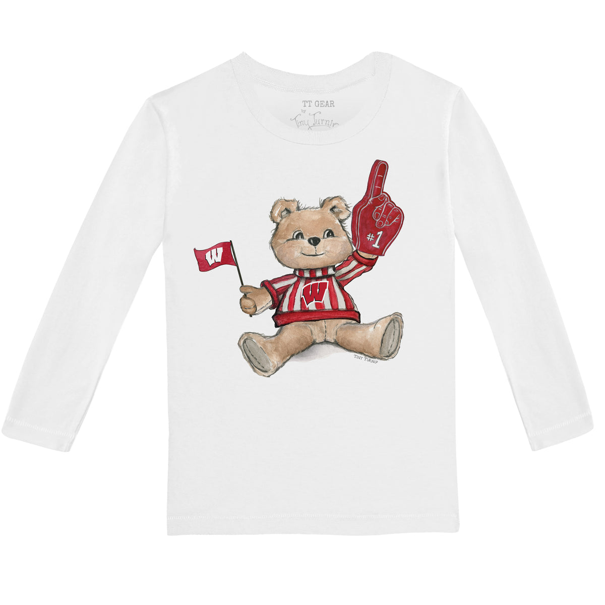 Wisconsin Badgers Teddy Long-Sleeve Tee Shirt