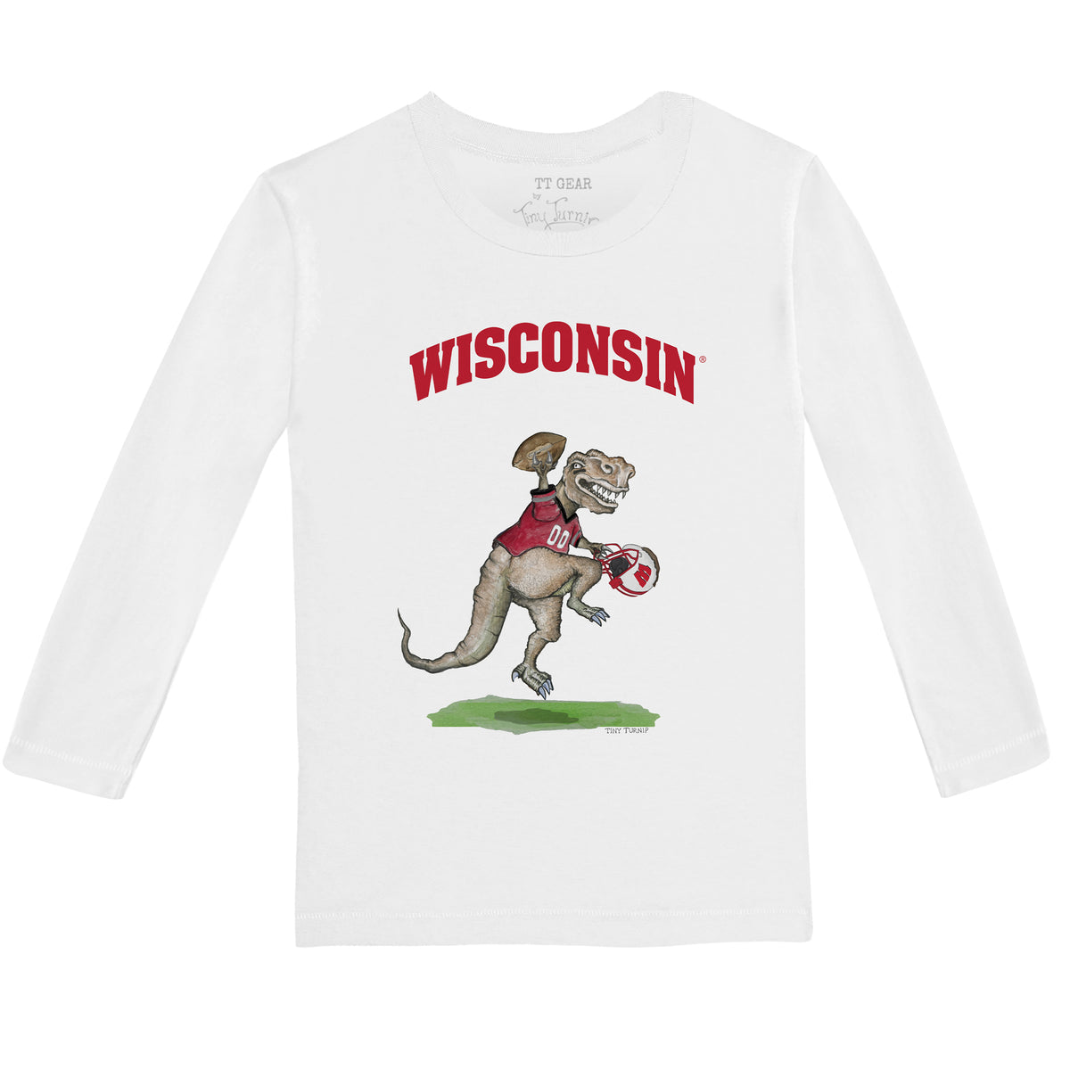 Wisconsin Badgers TT Rex Long-Sleeve Tee Shirt