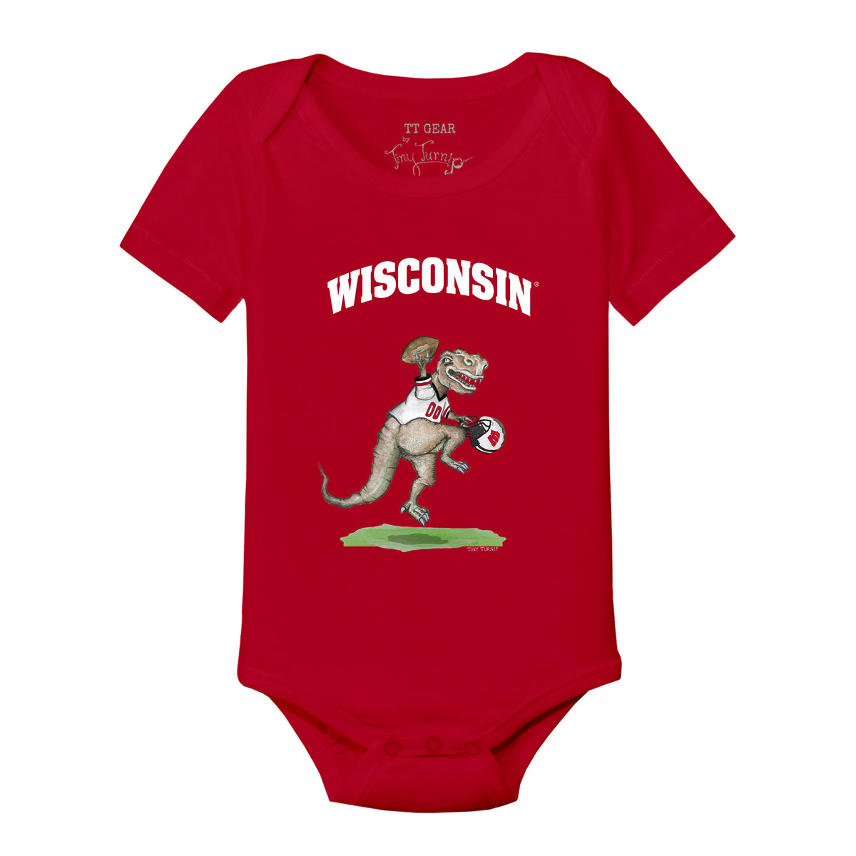 Wisconsin Badgers TT Rex Short Sleeve Snapper